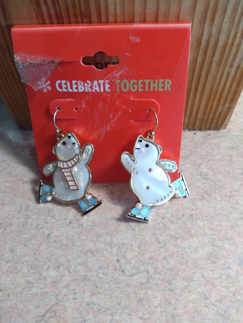 Kohl's Celebrate Together Snowman Dangle Earrings
